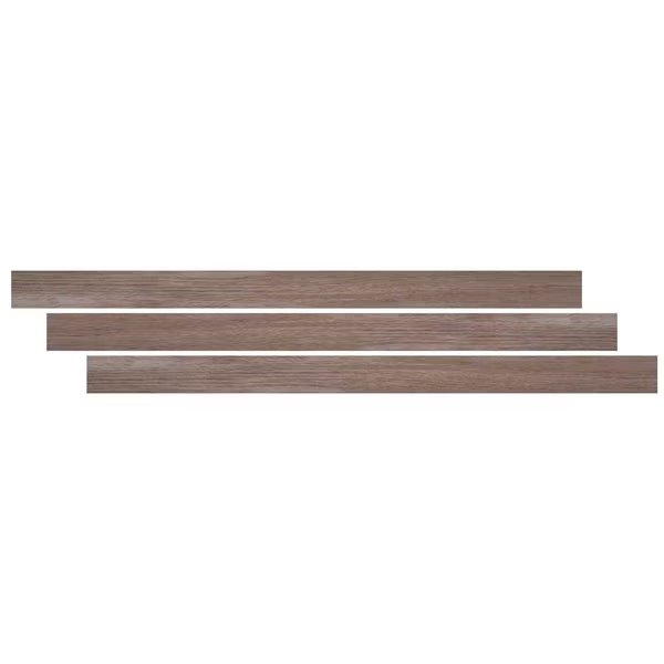 Whitfield Gray 3/4 In. Thick X 1 3/4 In. Wide X 94 In. Length Luxury Vinyl Stair Nose Molding, Msi, Mfr#: ZOR-LVT-T-0225